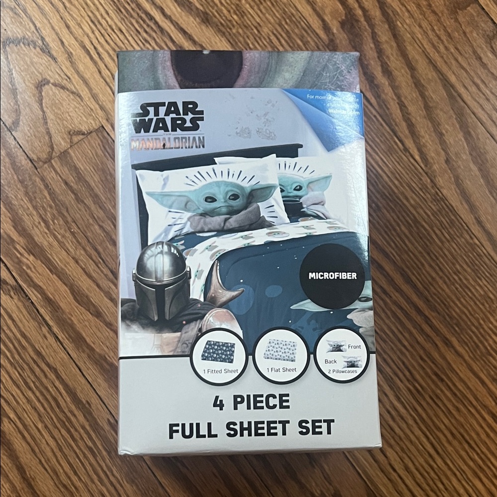 Disney Star Wars Mandalorian Full Sheet Set NWT